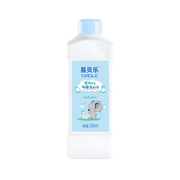 (Кол-во в коробке 20 шт) YIBEILE Антибактериальный гель для стирки вещей новорожденных и малолетних детей, 500 мл