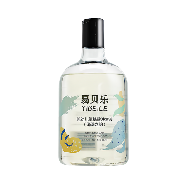 (Кол-во в коробке 12 шт) YIBEILE жидкое средство с аминокислотами для стирки детских вещей (морская мелодия), 800 мл