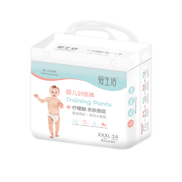 (Кол-во в коробке 8 шт)  iLiFE детские подгузники XXXL24 шт