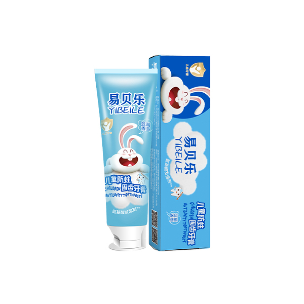 (Кол-во в коробке 24 шт) YIBEILE Детская зубная паста против кариеса (вкус черники) 50г