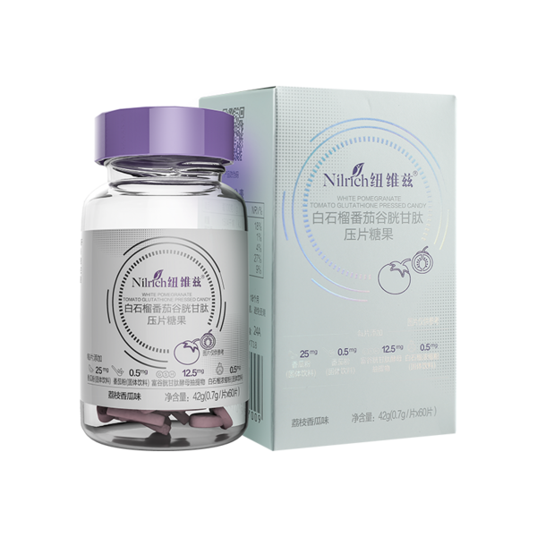 (Кол-во в коробке 35 шт) Nilrich Белый гранат, томат и глутатион в таблетках